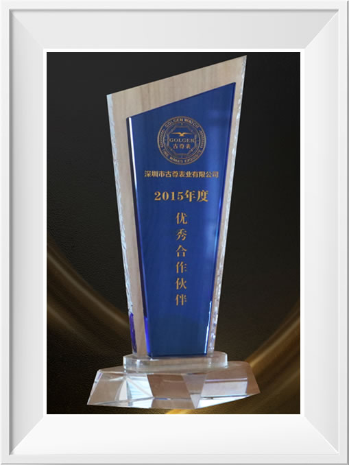 2015年古尊表優秀合作伙伴